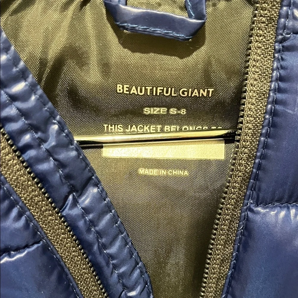 Kids Blue Puffer Jacket